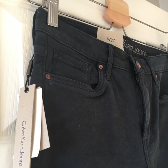 CK women's blue serré à la cheville ankle skinny - Picture 3 of 8